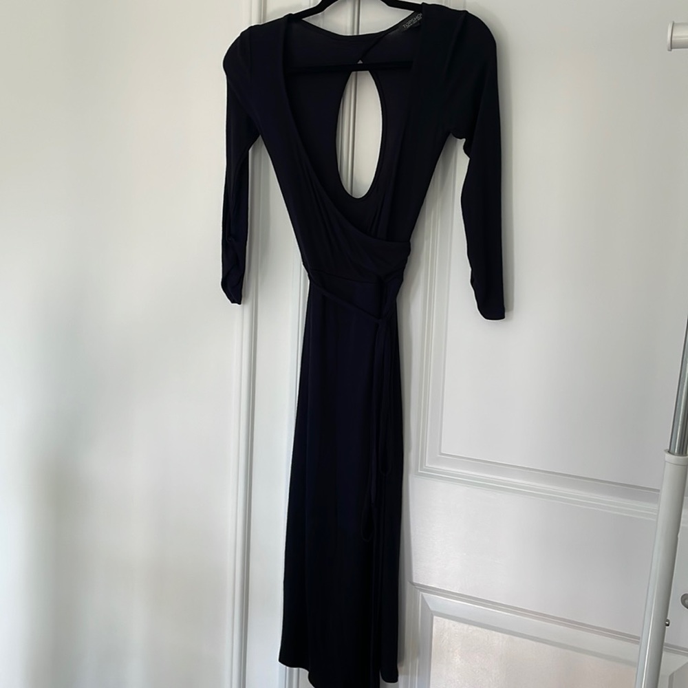 Cotton wrap dress